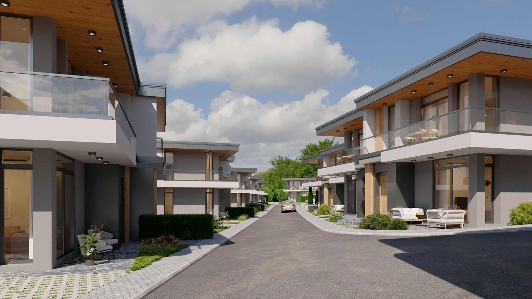 Moderní dům v uzavřeném komplexu u Slunečného pobřeží – komfort, klid a výborná investice