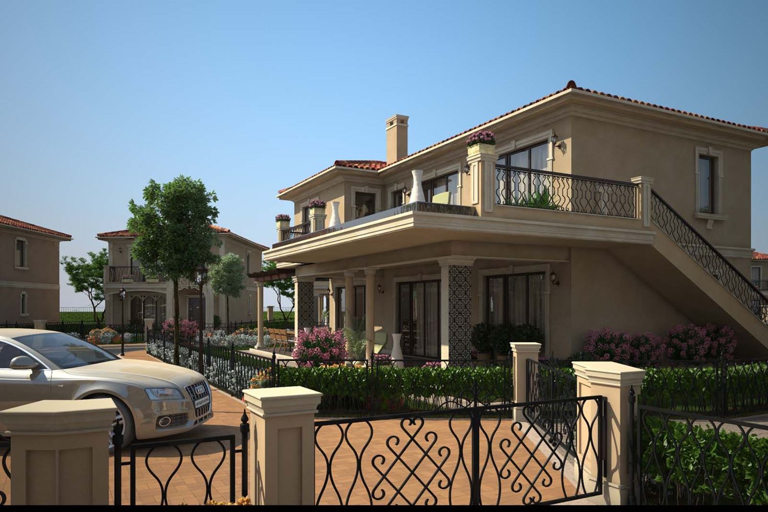 Dvoupodlažní dům se dvěma ložnicemi a parkovacím místem v moderním uzavřeném komplexu s dlouhodobým investičním potenciálem