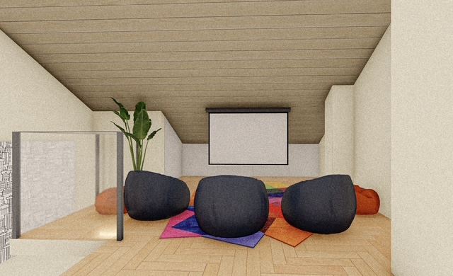 Třípodlažní řadový dům v Banevu – moderní výstavba, zahrada a dvě parkovací místa