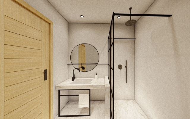 Třípodlažní řadový dům v Banevu – moderní výstavba, zahrada a dvě parkovací místa