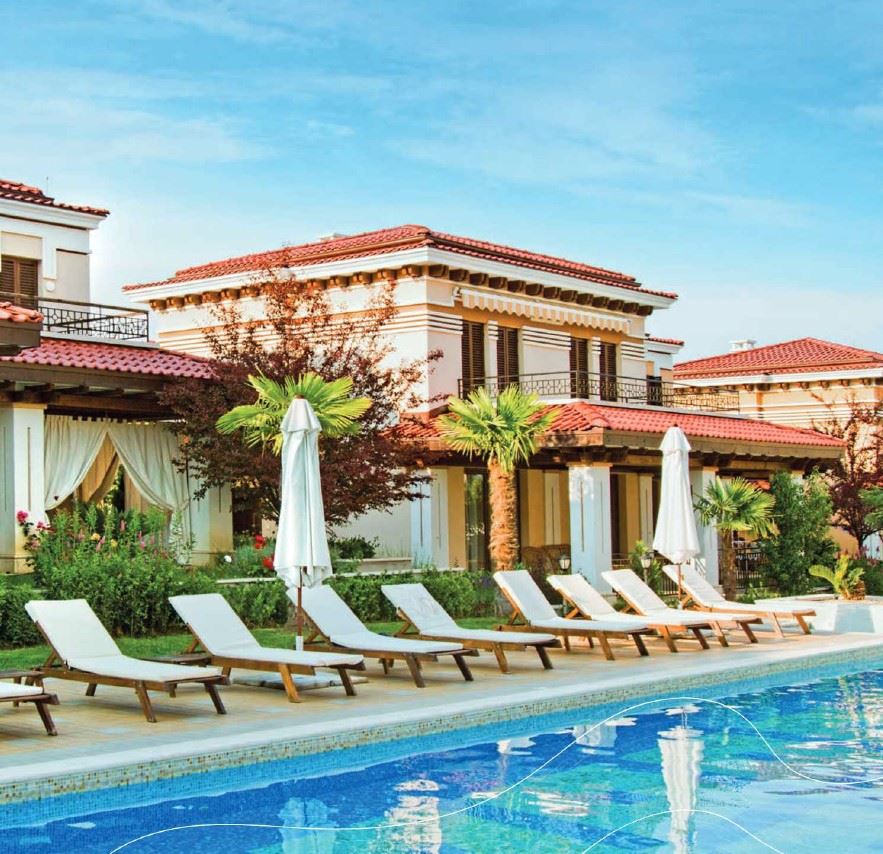 Dvoupodlažní řadový dům v komplexu „Green Life“, Sozopol – stylový život jen pár kroků od pláže