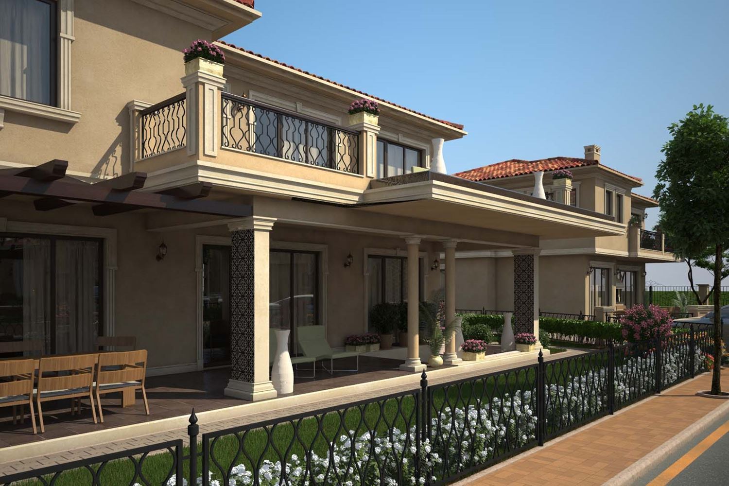 Dvoupodlažní dům se dvěma ložnicemi a parkovacím místem v moderním uzavřeném komplexu s dlouhodobým investičním potenciálem