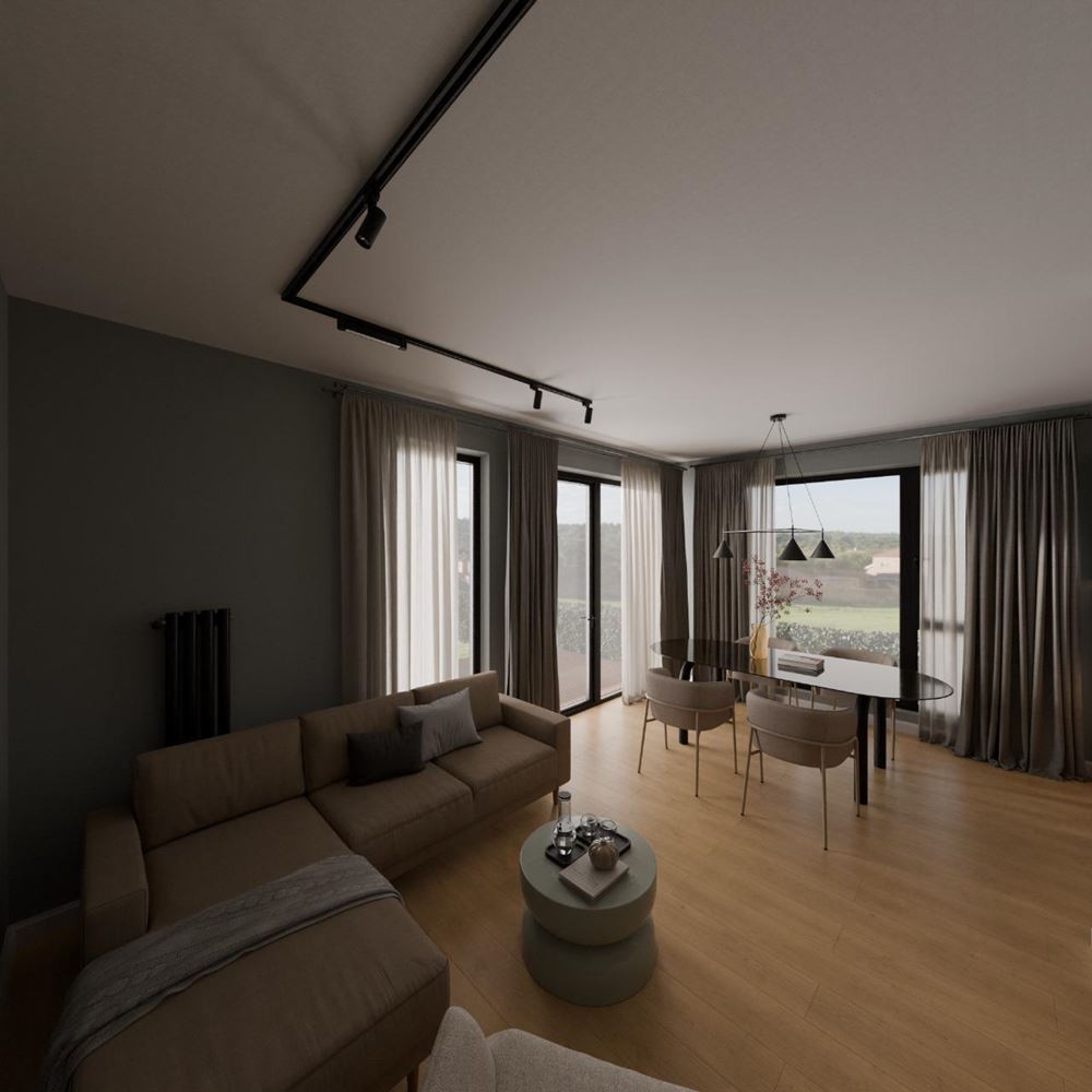 Nový městský dům typu townhouse – moderní bydlení pro celoroční užívání v klidné oblasti u moře