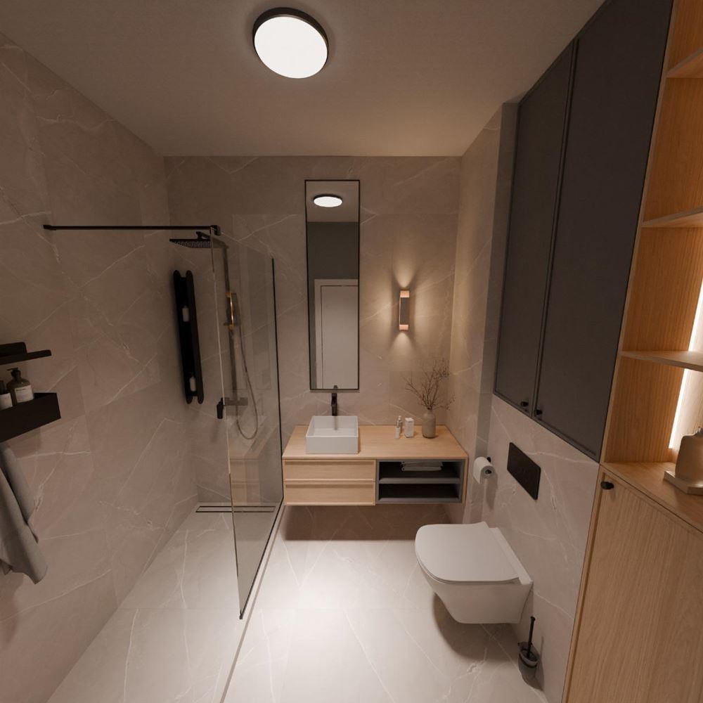 Nový městský dům typu townhouse – moderní bydlení pro celoroční užívání v klidné oblasti u moře