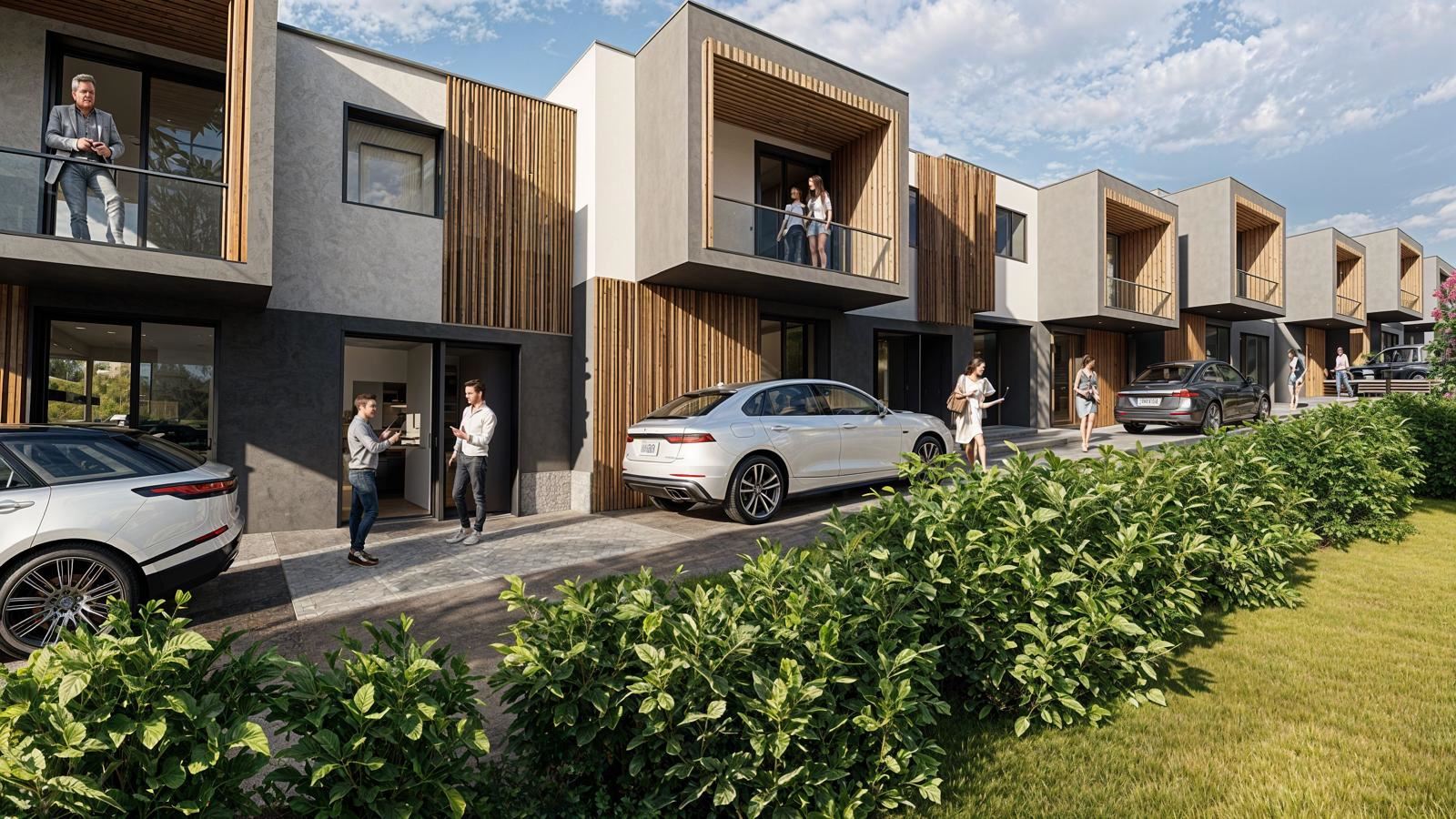 Townhouse se třemi ložnicemi v klidném zeleném komplexu – komfort, útulnost a bezpečná investice
