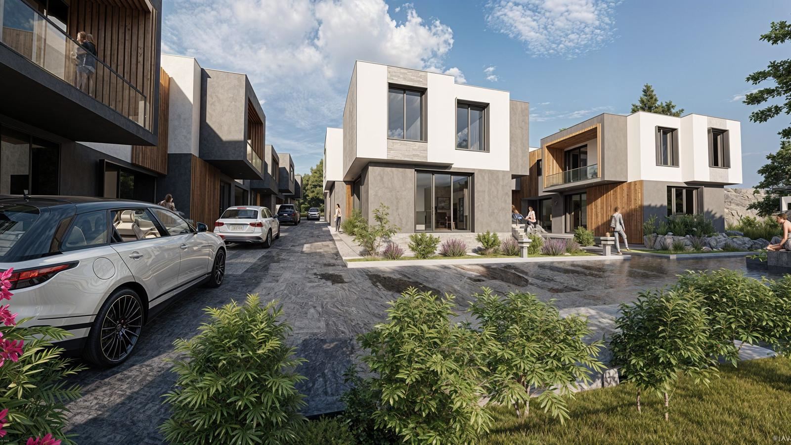Townhouse se třemi ložnicemi v klidném zeleném komplexu – komfort, útulnost a bezpečná investice