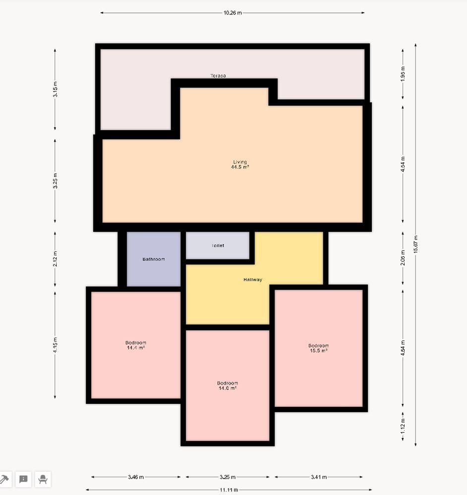 Prostorný jednopodlažní dům s panoramatickým výhledem v eko-komplexu na pohoří Balkán