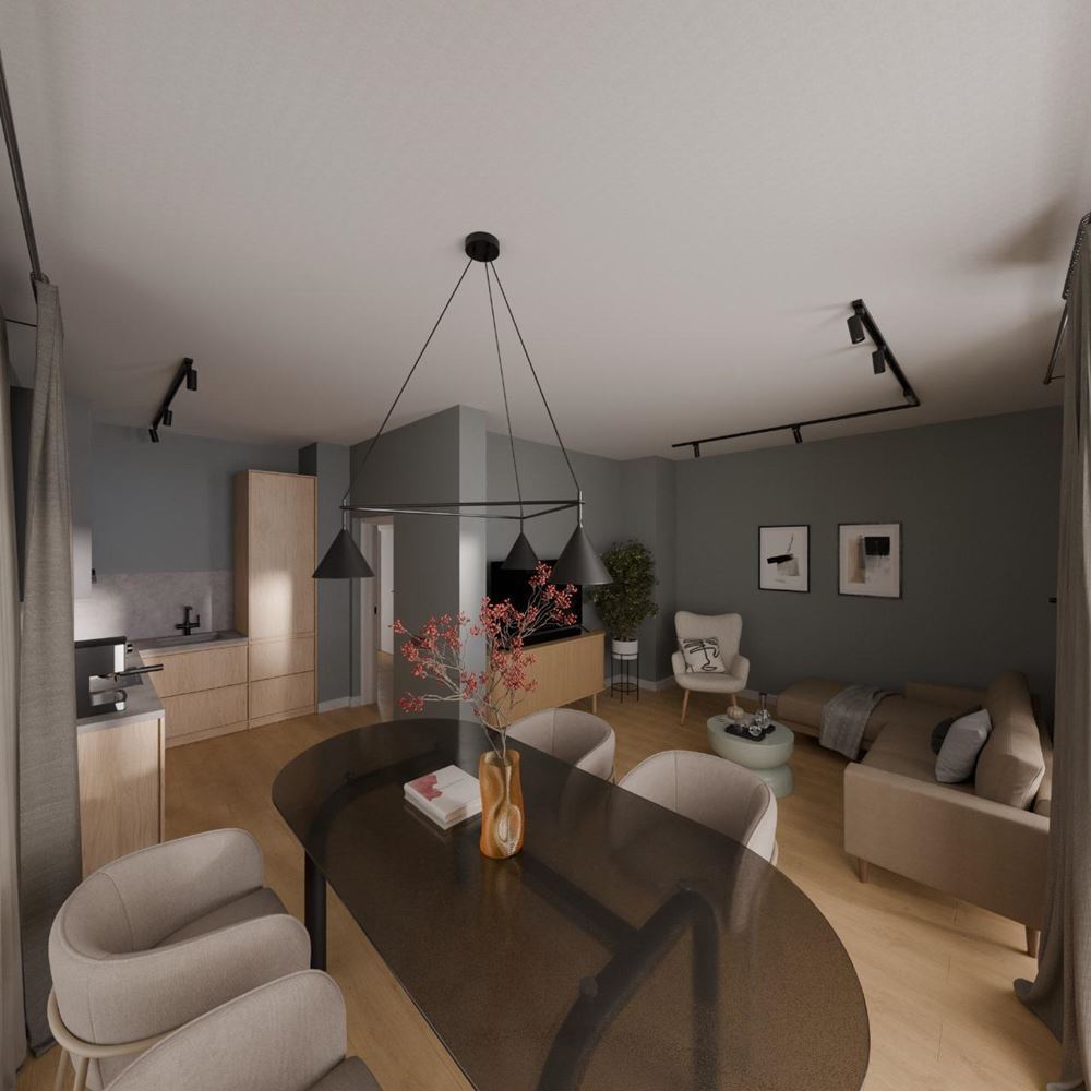 Nový městský dům typu townhouse – moderní bydlení pro celoroční užívání v klidné oblasti u moře